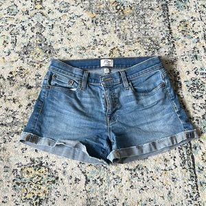 J Crew trademark denim jean shorts size 26